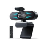 EMEET C60E Dual-Camera 4K Webcam for Streaming, Wide-Angle & Telephoto