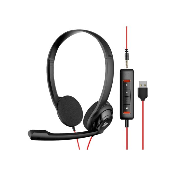 NUBWO HW02 USB Computer Headset with Clear Chat Microphone