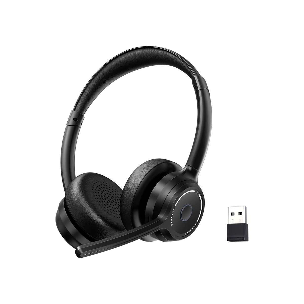 Gixxted (2026 Upgraded) Wireless Headset with Mic for Work-1 Gixxted (2026 Upgraded) Wireless Headset with Mic for Work - Image 1