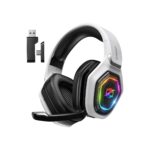 Ozeino Wireless Gaming Headset for PS5, PC, Switch| Lossless Audio-40H Batt