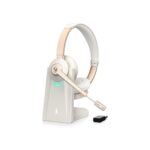 Wireless Headset, Bluetooth Headphones with Microphone AI Noise Canceling/Charge