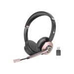 Wireless Headset with Mic for Work, Bluetooth Headphones with Microphone Noise