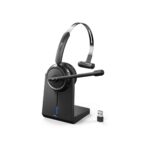 LEVN Wireless Headset 5.2 for Call Center, BluetoothHeadphones with Mic for