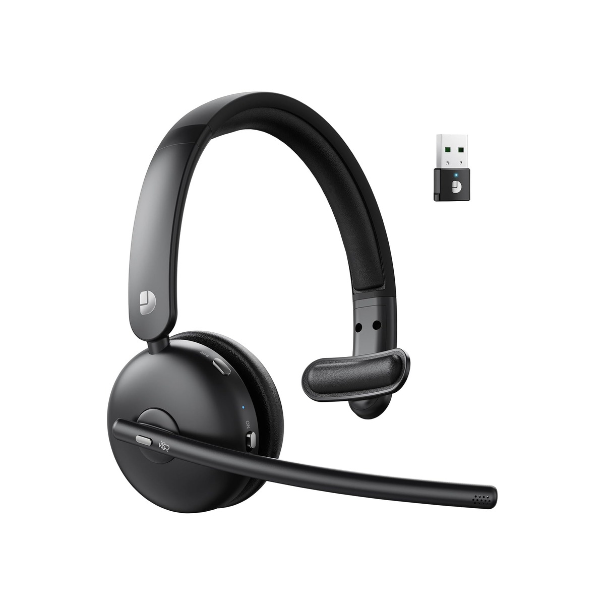 Dytole Wireless Headset with Mic for Work, Bluetooth Headset with Mic-1 Dytole Wireless Headset with Mic for Work, Bluetooth Headset with Mic - Image 1
