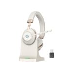Wireless Headset with Mic for Work, V5.2 Bluetooth Headset with Microphone Noise