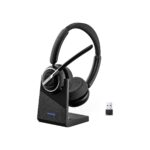 PrancyBt Upgraded Wireless Headset with Mic for Work