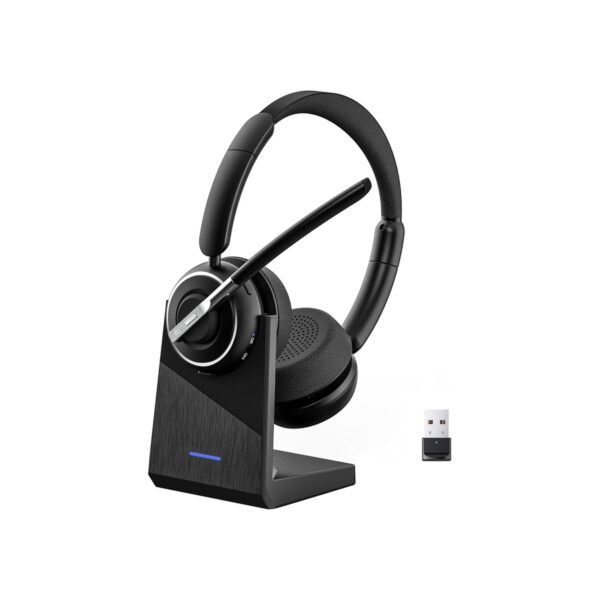 PrancyBt Upgraded Wireless Headset with Mic for Work