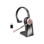 Bluetooth Headset, Wireless Headset with Noise Cancelling Microphone & Mute
