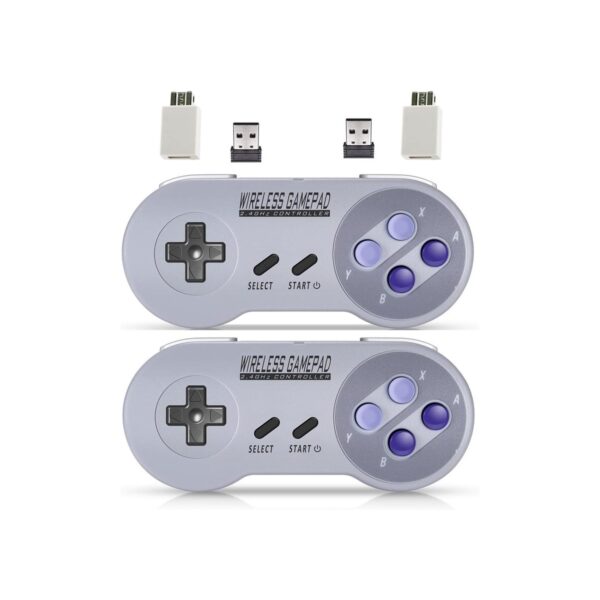 ZAMPAM Wireless Controller for PC, Gamepad with USB Wireless Receiver Compatible