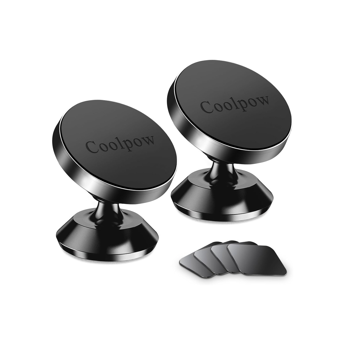 Coolpow【2 Packs Magnetic Phone Holder for Car【Strong Magnet】 Phone Holders for-1 Coolpow【2 Packs Magnetic Phone Holder for Car【Strong Magnet】 Phone Holders for - Image 1