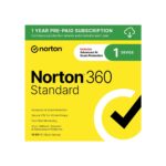 Norton 360 Standard, Antivirus software for 1 Device with Auto-Renewal –