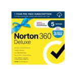 Norton 360 Deluxe, Antivirus software for 5 Devices with Auto-Renewal – 3 MONTHS