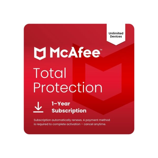 McAfee Total Protection 2026 Antivirus Software, 10+ Devices | Auto-Renews