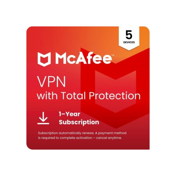 McAfee VPN with Total Protection