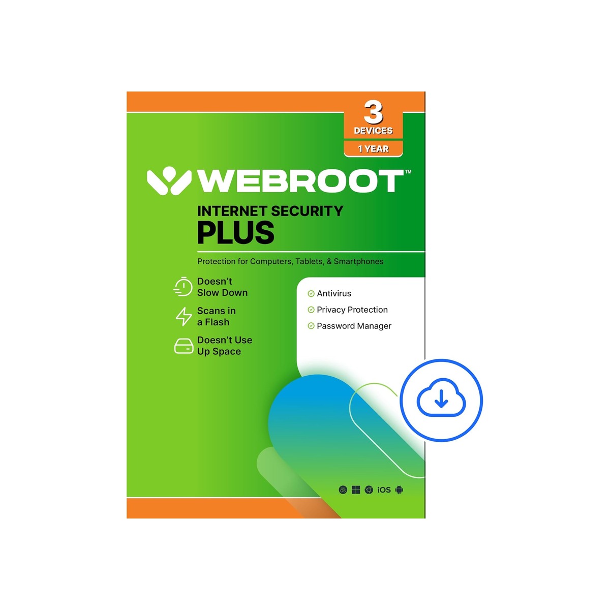 Webroot Internet Security Plus Antivirus Software 2026 3 Device 1 Year Download-1 Webroot Internet Security Plus Antivirus Software 2026 3 Device 1 Year Download - Image 1