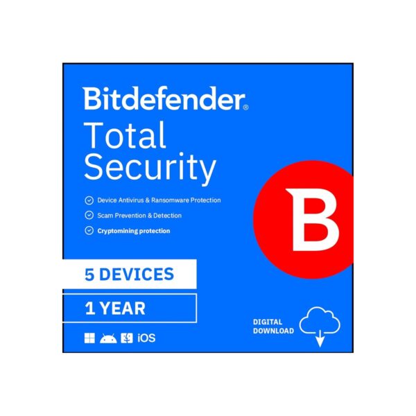 Bitdefender Total Security - 5 Devices