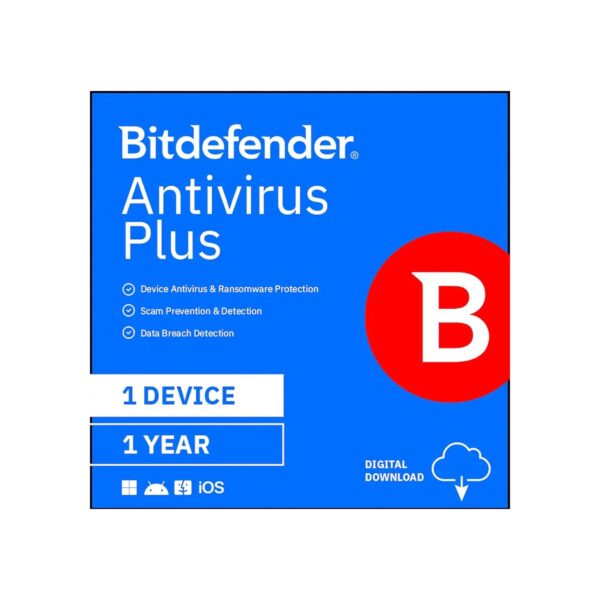 Bitdefender Antivirus Plus - 1 Device
