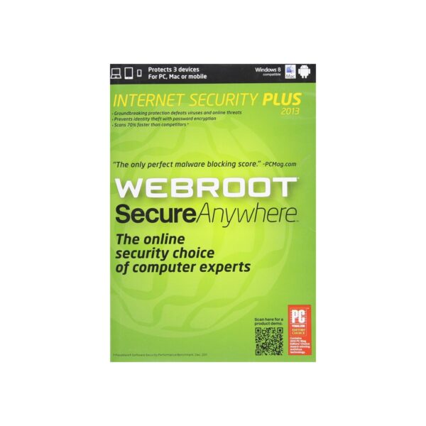 Webroot SecureAnywhere Internet Security Plus 2013 - 3 Devices