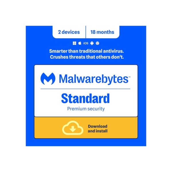 Malwarebytes Standard, Premium Security| Amazon Exclusive