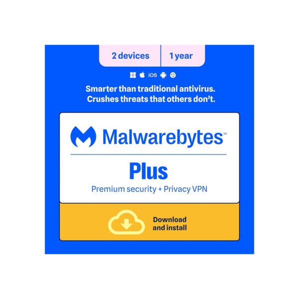 Malwarebytes Standard, Premium Security + VPN Software