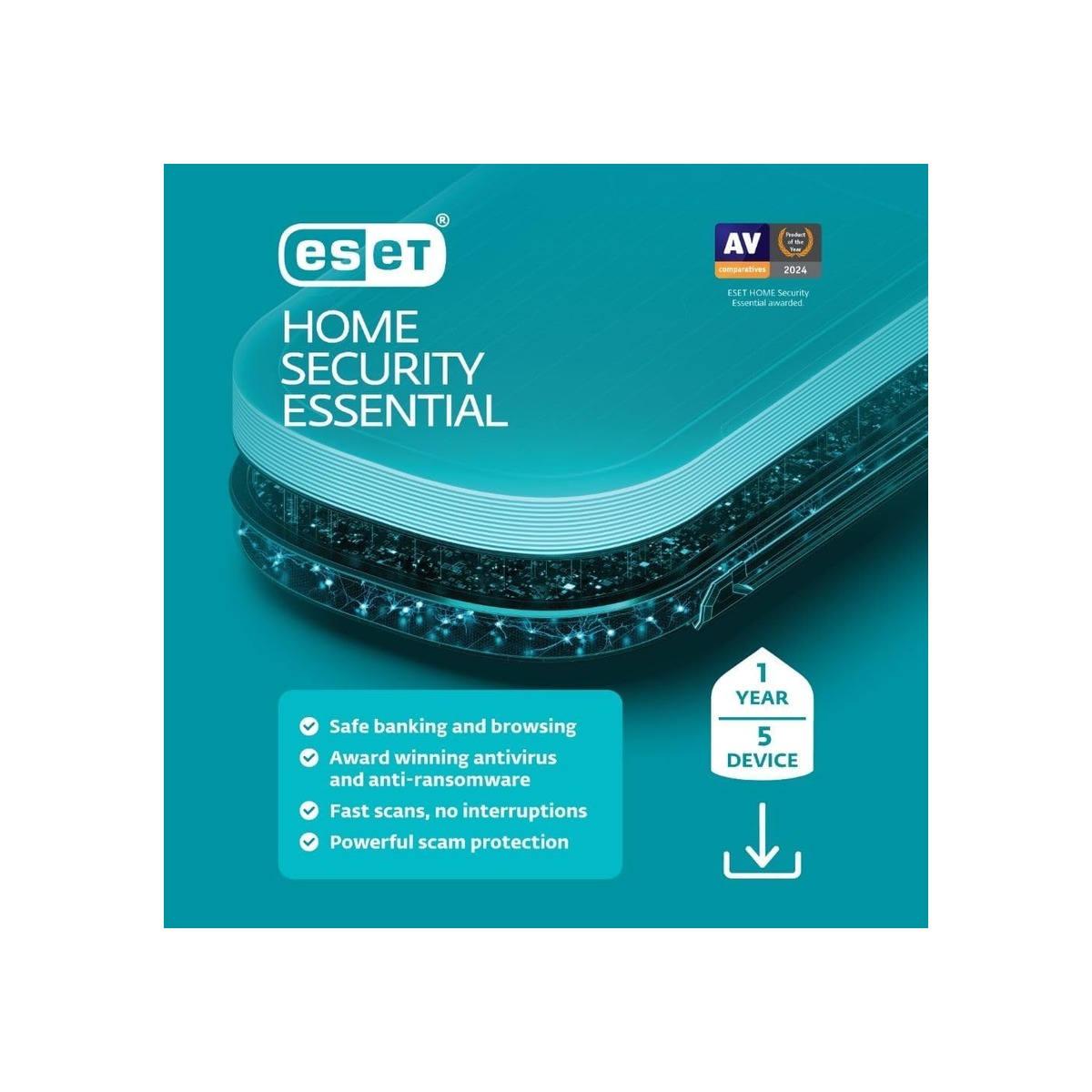 ESET Home Security Essential (B0D1SWCSN4)-1 ESET Home Security Essential (B0D1SWCSN4) - Image 1