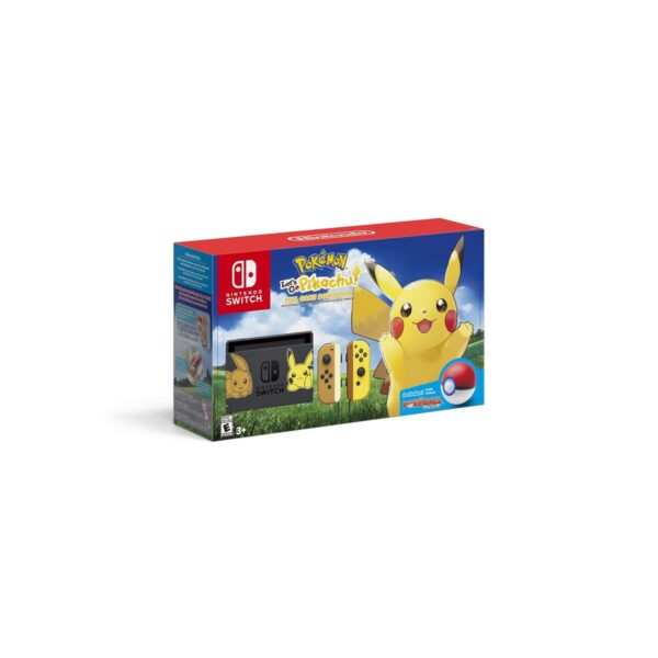 Nintendo Switch Console Bundle- Pikachu & Eevee Edition with Pokémon: Let's Go