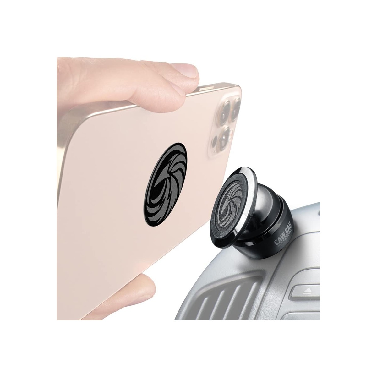 Universal Car Phone Mount Magnetic - All-Metal Car Mount for Smartphone & GPS-1 Universal Car Phone Mount Magnetic - All-Metal Car Mount for Smartphone & GPS - Image 1