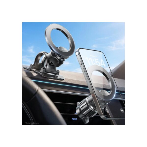 LISEN for MagSafe Car Phone Mount -Strong Magnets Magnetic Phone Holders for