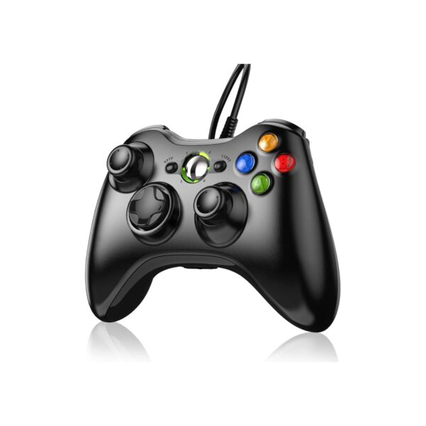 Xbox 360 Wired controller Gamepad Controller for Xbox 360(Black)