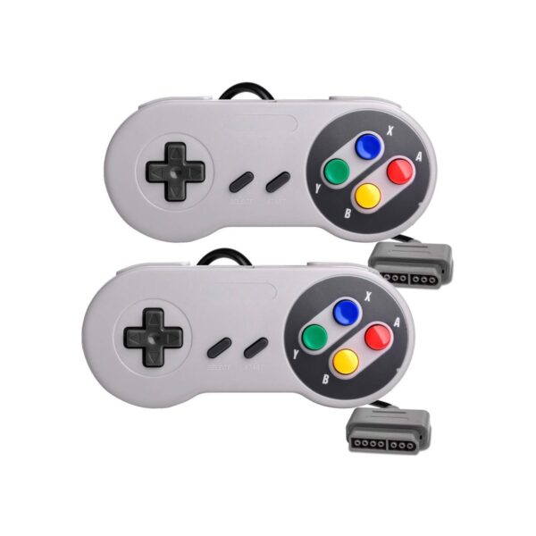 2 Packs Replacement Controller Gamepad for SNES