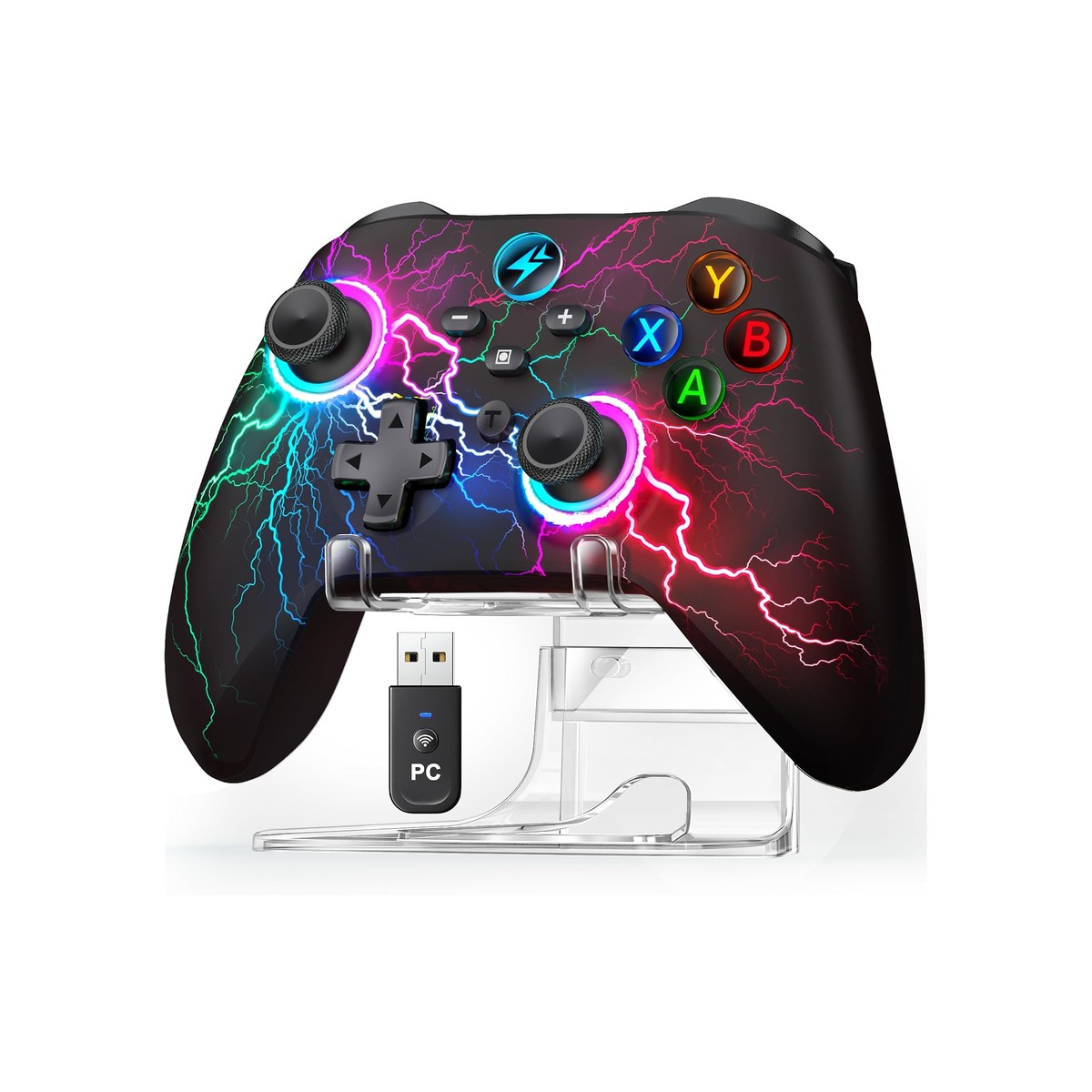 Svetaecho Wireless PC Controller with Hall Effect Triggers - Multi-Platform-1 Svetaecho Wireless PC Controller with Hall Effect Triggers - Multi-Platform - Image 1
