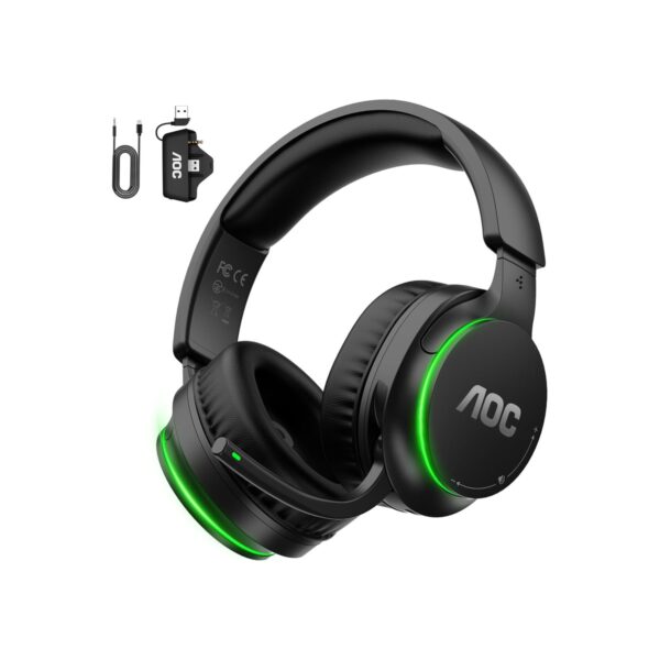AOC Wireless Gaming Headset for Xbox Series X|S & Xbox One, PS5, PC