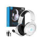 AOC Wireless Gaming Headset for PS5, 2.4GHz Gaming Headphone with Mic - 45H
