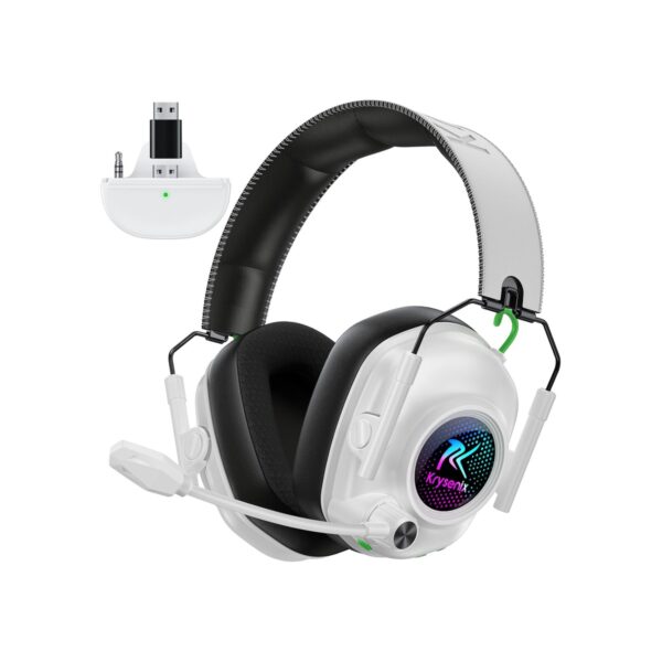 Krysenix Wireless Gaming Headset with Noise Canceling Mic for Xbox