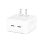 Apple 35W Dual USB-C Port Compact Power Adapter: Fast and Convenient Charging