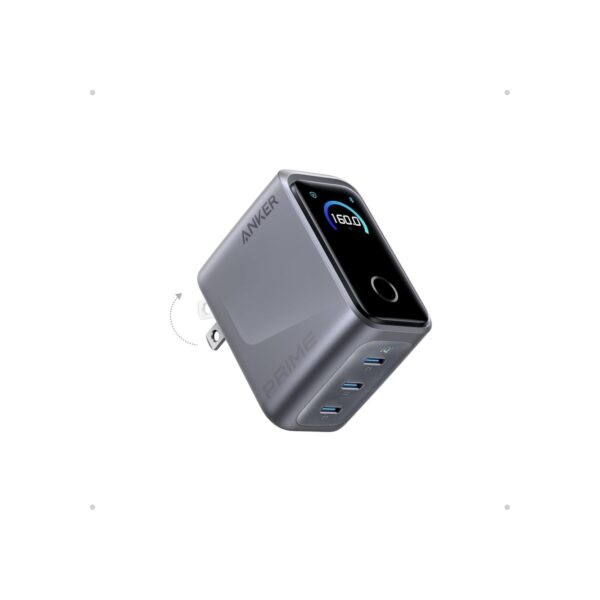 Anker Prime Charger, 160W Max 3-Port GaN Charger, for MacBook Pro Charger