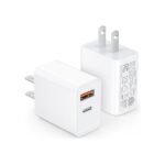 [2 Pack] LCGENS USB C Wall Charger Block 20W