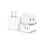 USB C Charger Block,3-Pack Dual Port USB C Fast Charging Block