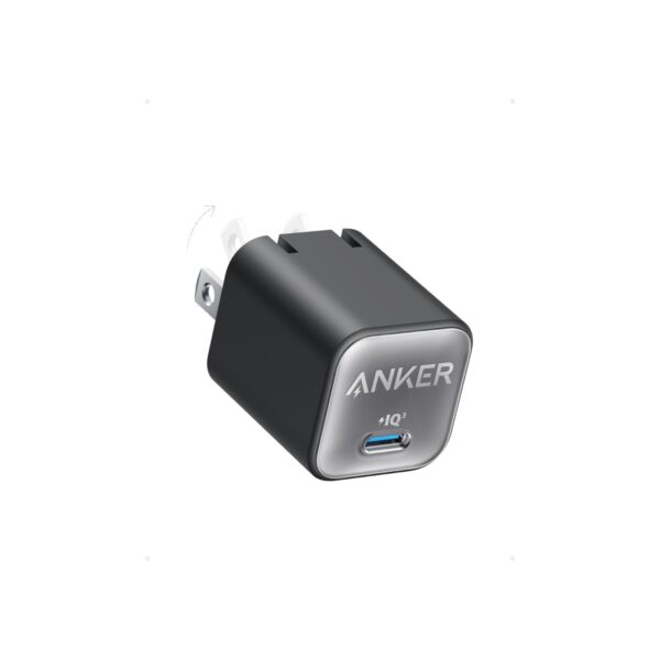 Anker Nano Phone Charger, 30W Portble and Foldable USB C GaN (B0B2MLRF93)