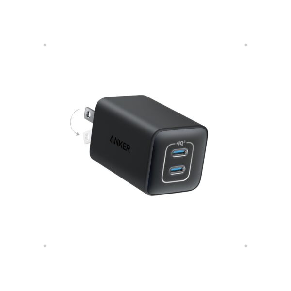 Anker Nano 47W Fast Charger USB C, 2-Port Compact Foldable USB C (B0BDKB4W7N)