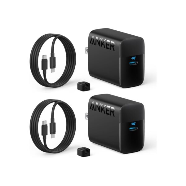 Anker 45W USB C Charger Block, 2-Pack Type C Charger Fast Charging