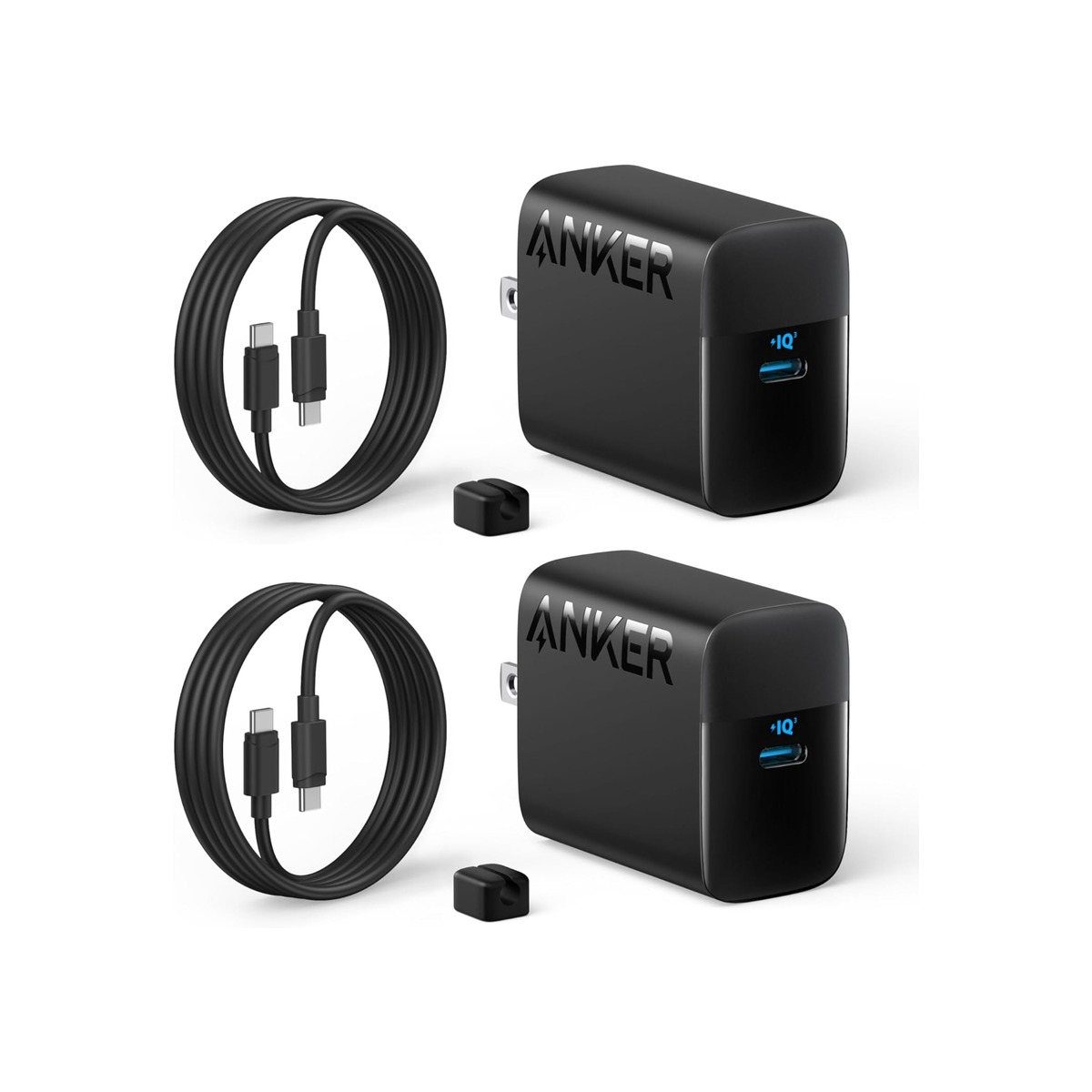 Anker 45W USB C Charger Block, 2-Pack Type C Charger Fast Charging-1 Anker 45W USB C Charger Block, 2-Pack Type C Charger Fast Charging - Image 1