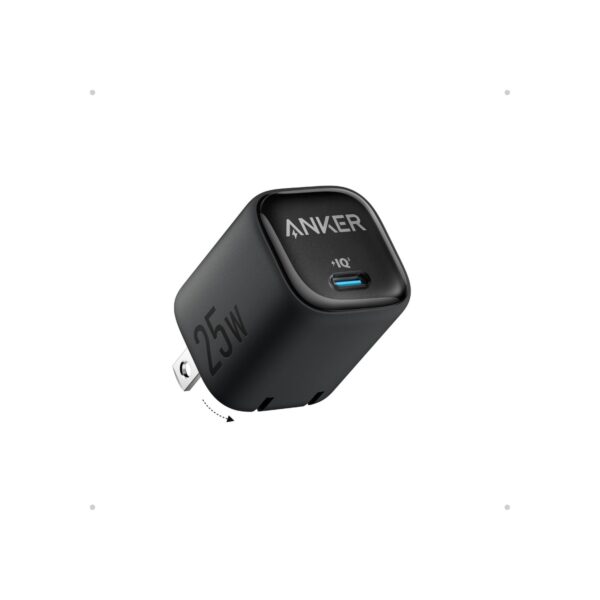 Anker 25W USB C Charger Block, Compact Foldable Type C Charger with PPS