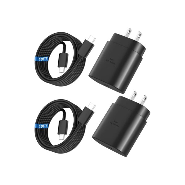 Super Fast Charger Type C, 25W USB C Wall Charger Fast Charging for Samsung