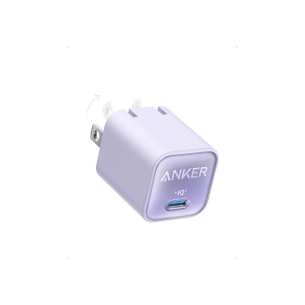 Anker Nano Phone Charger, 30W Portble and Foldable USB C GaN (B0B42T3Y48)