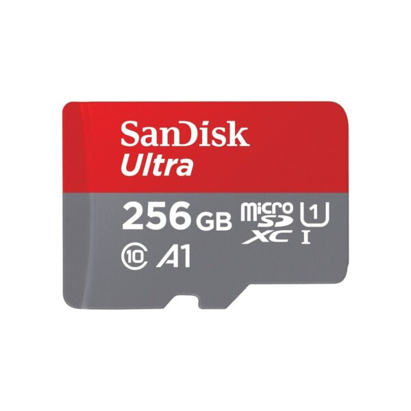 SANDISK 256GB Ultra microSDXC UHS-I Memory Card with Adapter - Up to 150MB/s