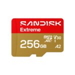 SANDISK 256GB Extreme microSD UHS-I Card - Up to 245MB/s Read Speed and 170MB/s
