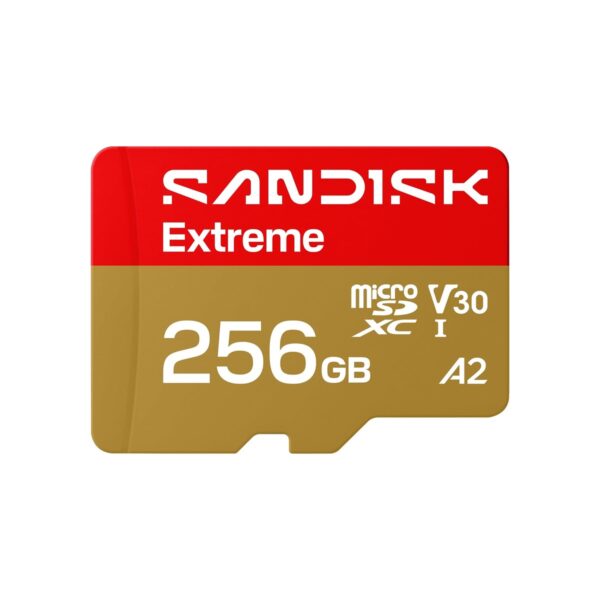 SANDISK 256GB Extreme microSD UHS-I Card - Up to 245MB/s Read Speed and 170MB/s