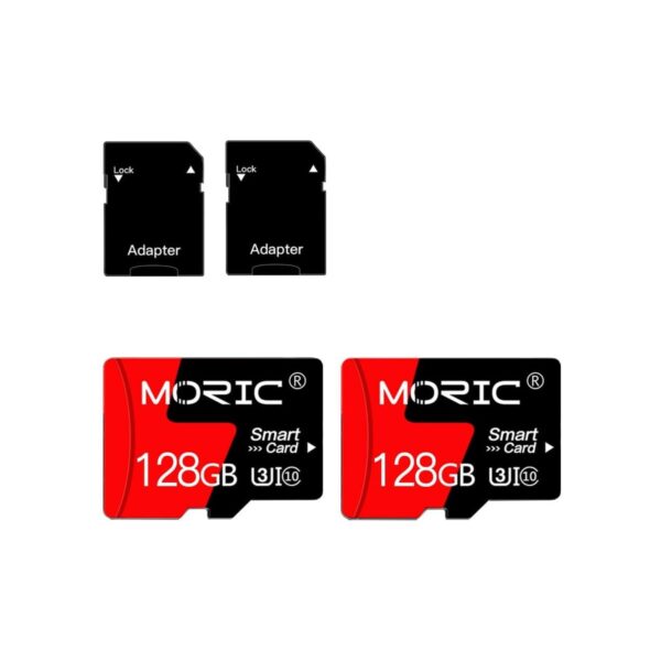 2 Pack 128GB Micro SD Card with Adapter High Speed Memory Card