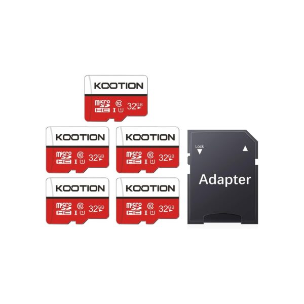 KOOTION 32GB Micro SD Card 5 Pack, Class 10 MicroSDHC Flash Memory Card with